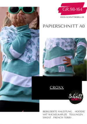 Papierschnitt A0 Hoodie Croxx Gr.98-164